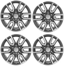 Gunmetal And Machine 20 At4 Wheels Fits Chevy Silverado Tahoe Suburban 2000-26