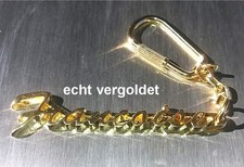 Noble Porte-Clés Francoise Réel Plaqué Or Nom Porte-Clé Neuf