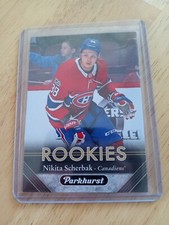 2017-18 Parkhurst Nikita Scherbak Rookies Black #263 Rc Rookie Canadiens 