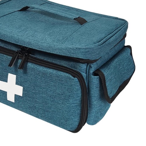 Travel First Aid Kits Bag Zippered Pouches Storage Bag for Car Gym Travel - Picture 2 of 6