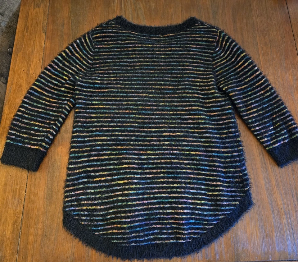 JOHN PAUL RICHARD Mujer M Suéter Rayas Pullover Manga Larga Suave Foto 3 de 4