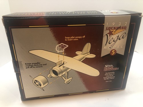 Racing Champions #51 1932 Lockheed Vega Model 5 Die Cast Airplane diecast plane - Picture 4 of 8