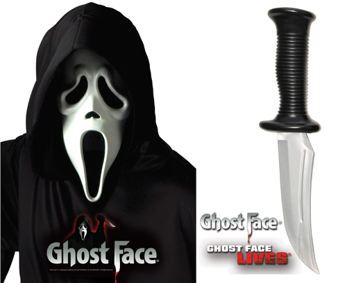 Scream Mask Knife Dagger Halloween Fancy Dress Costume Masks & Accessories - Picture 9 of 20