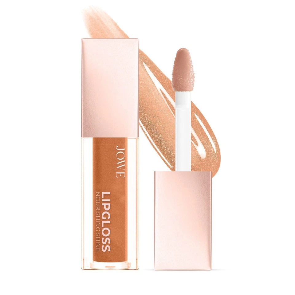 Jowe Lipgloss Nourishing Shine - 10 Oh Brownie, mit Perlglanzformel - Bild 1 von 1