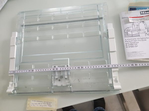 1  Miele flache Boden Schublade Einschubboden Ersatzteil Kühlschrank  Scharnier