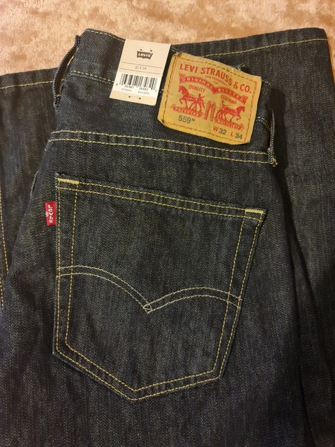 Levis 559 Relaxed Straight Fit 32x34 