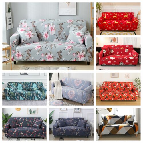 High Stretch Sofa Cover 1 2 3 4 Seater Slipcover Lounge Protector Couch Cover AU - Picture 1 of 96