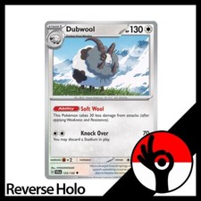 Pokemon TCG: Stellar Crown - Reverse Holo - 125/142 - Dubwool