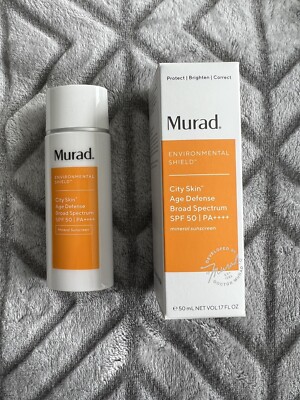 Murad City Skin Age Defense Broad Spectrum SPF 50 NEW 1.7oz 