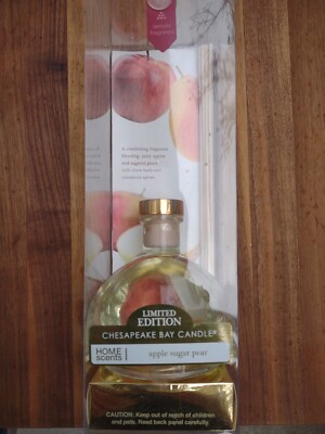 Limited Edition Chesapeake Bay Candle Home Scents Oil Diffuser Apple Sugar Pear 