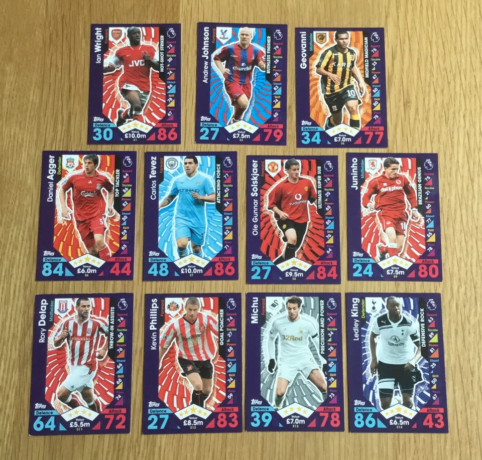 Match Attax 2016/17 PRO11,Mega Tin, Legends Player Cards -Finish your collection - Image 4 of 4