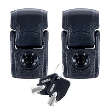With Keys - Pelican Black (2) locking replacement latches for 1470 & 1490 case.