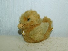 Steiff Duck Waggi With Button, Flag And Sign! H: 14Cm