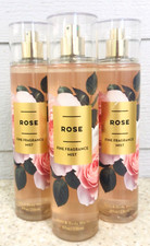 3 Bath Body Works ROSE Fine Fragrance Mist 8oz SET/LOT of 3
