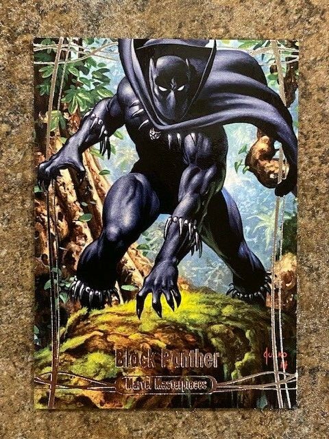 2016 Marvel Masterpieces BASE #65 BLACK PANTHER #530/999 Tier 3😍😍😍 *