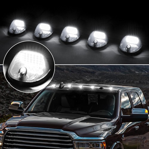 5xLED Cab Roof Marker Running Light White For Dodge Ram 1500 2500 3500 4500 5500 - Picture 2 of 12