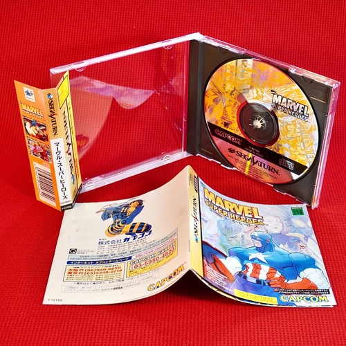 Lot 4 Marvel Super Heroes Vs Street Fighter X-Men Sega Saturn Children SS Japan - Picture 6 of 15