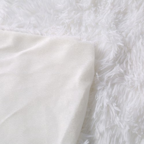Shaggy Long Pile Throw Rug Blanket Sherpa Plush Coverlet Warm 150x200cm Size Bed - Picture 20 of 42