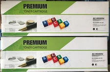 Set of 2 Premium Toner Cartridge toner cartridge. Black. New in box.
