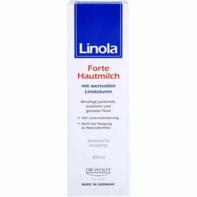 DR. AUGUST WOLFF GMBH & CO.KG ARZNEIMITTEL LINOLA Hautmilch Forte 200 ml PZN17628582