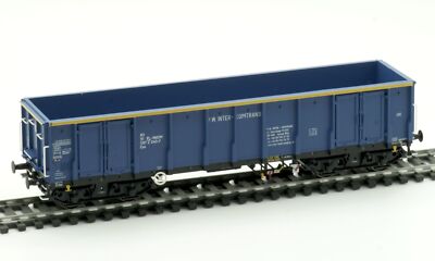 Albert Modell 597010 INKOM Hochbordwagen Eas 4achsig blau Ep.VI H0 NEU+OVP