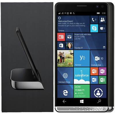 New HP Elite X3 64GB Dual-SIM Graphite Factory Unlocked 4G/LTE GSM