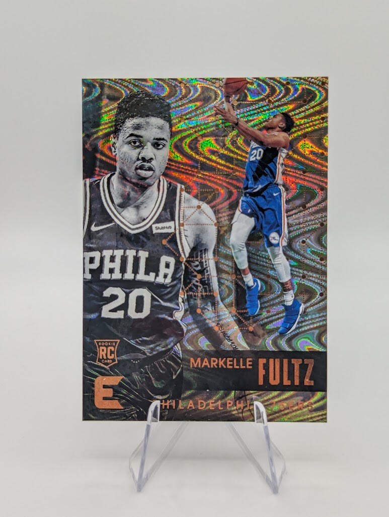 Markelle Fultz 2017-18 Panini Essentials Spiral Swirl SP #61 76ers