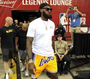 New Lebron James Just Don Vintage Los Angeles Lakers Basketball Shorts Ebay
