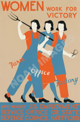 Women Work for Victory vintage WPA poster 12x18 | eBay