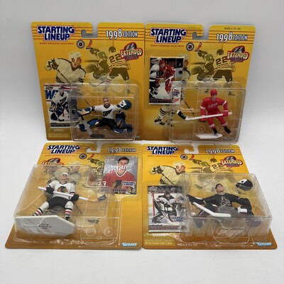 Kenner Starting Lineup NHL 1998 Extended Series Hockey Edition Lot Of 4 Figures