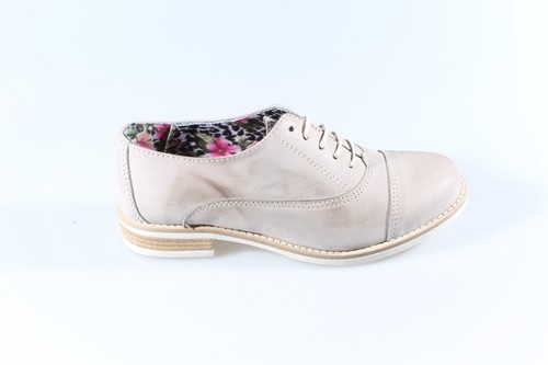 Scarpe donna stringate francesine Modello OXFORD VERA PELLE manifattura  ITALIANA | eBay