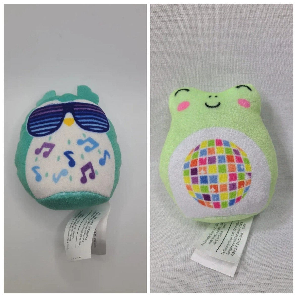 Squishmallows McDonalds Happy Meal Wendy And Winston Plush Stuffed
