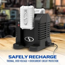 Snow Joe + Sun Joe 24V IONMAX Dual Port High Speed Charging Docking Station