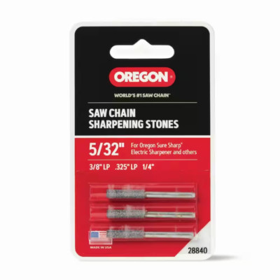5/32 in. Sharpening Stones Chain 3 Pack Handled Grinder 3/8 LP 1/4 in. Chainsaw