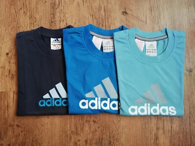 Ensemble De T-Shirts Adidas Pour Garçons Bleu Offre T-Shirt Enfant - Photo 1/4