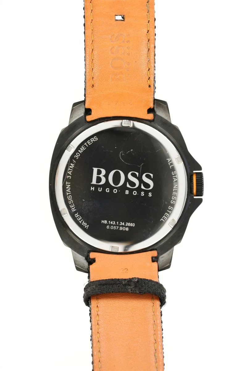 Hugo Boss Boss Orange 143.1.34.2660 Sao Paulo Men s Watch Black eBay