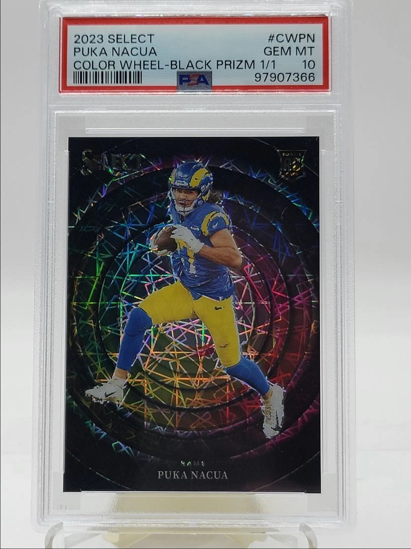 Puka Nacua Panini Select Color Wheel #CWPN Black Prizm 1/1