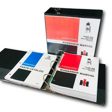 Farmall International 756 Tractor Service Parts Manual Set Repair Shop Catalog