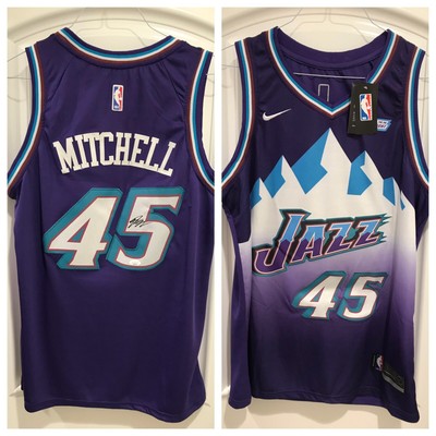 donovan mitchell autographed jersey