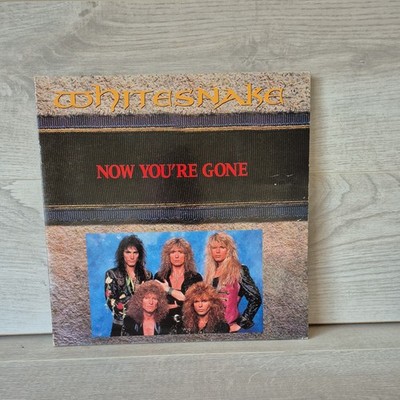  WHITESNAKE Now You're Gone 1989 UK 3 TRACK 12'' VINYL GATEFOLD SLEEVE inc poster
