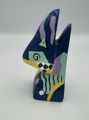 Enesco Francia astratto naso occhiali supporto popart scultura statuina - Foto 4 di 8