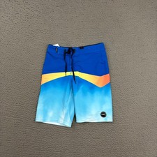 O'Neill Hyperfreak Board Shorts Boys Size 22 Multicolor Abstract Surf Swim Beach