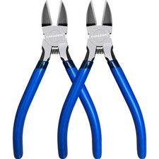 Seitenschneider Drahtschere 15,2cm Basteln Schmuck Elektrik blau schwarz