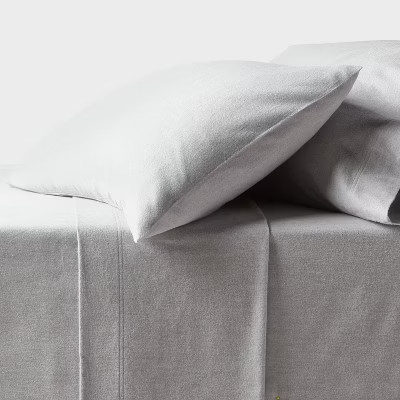 Threshold Ultra Soft Flannel Sheet Set Made in by OEKO-TEX
