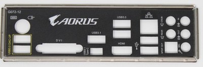 GIGABYTE Z370 Aorus Ultra Gaming - ATX Blende Slotblende IO Shield (#17339)