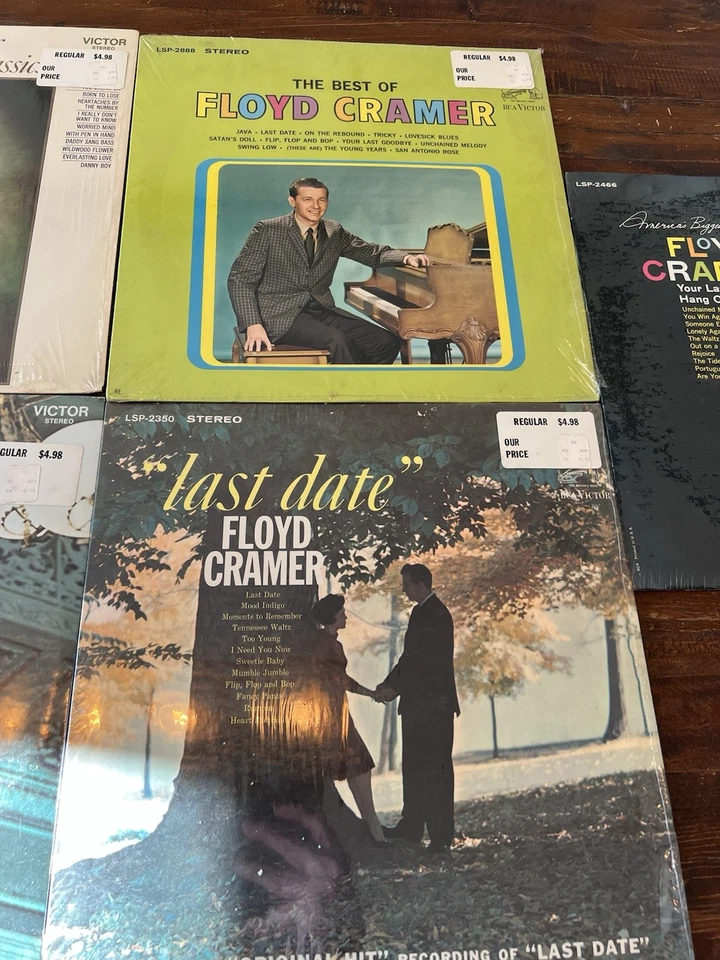 Lot of 5 Floyd Cramer Vintage Vinyls See Photos for Titles - Image 3 of 4
