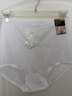NWT Bridal Panties Bali 2633 Skimp Skimp  Brief Size 7 with VTG Lace — photo 1