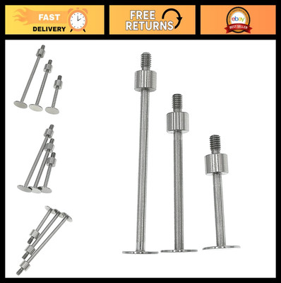 Flat Contact Points for Dial Indicator Depth Gauge, 0.4mm Thick, 8mm Dia, M2.5 T