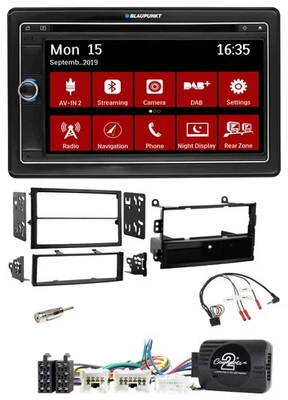 Blaupunkt Bluetooth DAB 2DIN USB DVD Lenkrad Autoradio für Nissan 350Z 2002-2005 - Bild 1 von 4