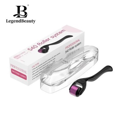 Microneedling Dermaroller 0,2/0,25/0,3mm 540 Nadeln für Haut Bart Körper Gesicht